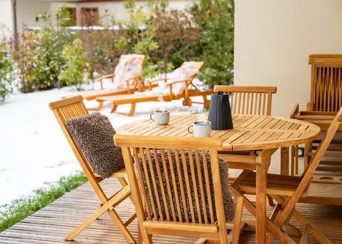 4-Room Apartment With Garden, Gym And Shared Spa